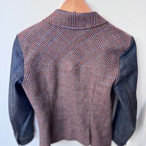 Veronica Beard tweed and denim blazer size 4